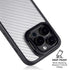 White Carbon Fiber Specialty Texture Material iPhone 16 Pro Max Kickstand Case