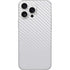 White Carbon Fiber Specialty Texture Material iPhone 16 Pro Max Skin