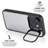 White Carbon Fiber Specialty Texture Material iPhone 16e Kickstand Case