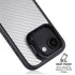 White Carbon Fiber Specialty Texture Material iPhone 16e Kickstand Case