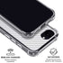 White Carbon Fiber Specialty Texture Material iPhone 16e Clear Case