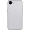 White Carbon Fiber Specialty Texture Material iPhone 16e Skin