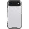 White Carbon Fiber Specialty Texture Material iPhone 17 Air Clear Case