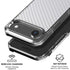 White Carbon Fiber Specialty Texture Material iPhone 17 Air Clear Case
