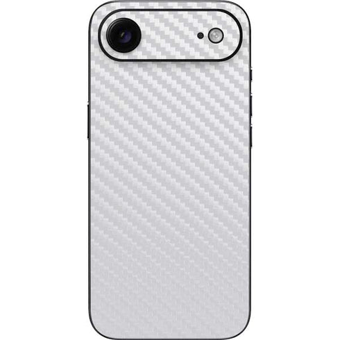 White Carbon Fiber Specialty Texture Material iPhone 17 Air Skin