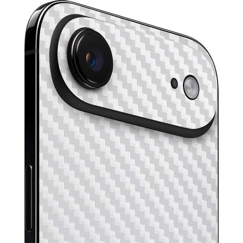 White Carbon Fiber Specialty Texture Material iPhone 17 Air Skin