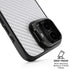White Carbon Fiber Specialty Texture Material iPhone 17 Kickstand Case