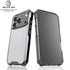 White Carbon Fiber Specialty Texture Material iPhone 17 Pro Clear Case