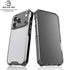 White Carbon Fiber Specialty Texture Material iPhone 17 Pro Max Clear Case