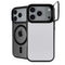 White Carbon Fiber Specialty Texture Material iPhone 17 Pro Max Kickstand Case