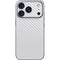 White Carbon Fiber Specialty Texture Material iPhone 17 Pro Max Skin