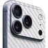 White Carbon Fiber Specialty Texture Material iPhone 17 Pro Max Skin