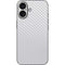 White Carbon Fiber Specialty Texture Material iPhone 17 Skin