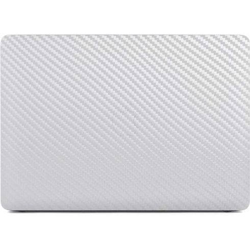 White Carbon Fiber Specialty Texture Material Apple MacBook Air Skin
