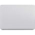 White Carbon Fiber Specialty Texture Material Apple MacBook Air Skin