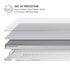White Carbon Fiber Specialty Texture Material MacBook Pro 14in (2021-24) Case plus Skin
