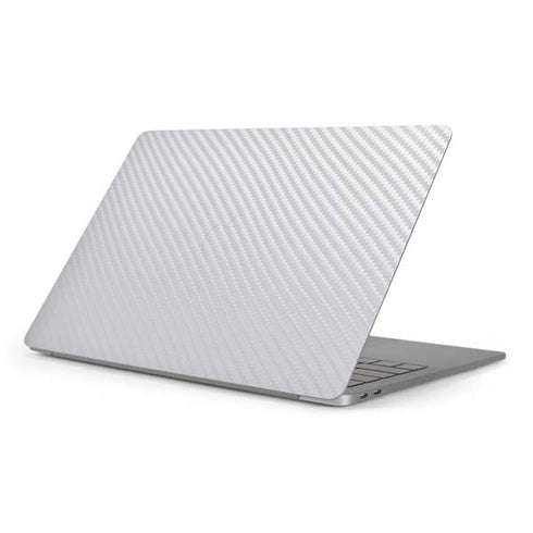 White Carbon Fiber Specialty Texture Material Apple MacBook Pro 16-inch Skin