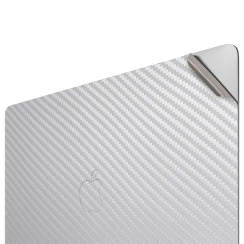 White Carbon Fiber Specialty Texture Material Apple MacBook Pro 16-inch Skin