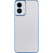 White Carbon Fiber Specialty Texture Material Moto G Play 4G (2024) Skin