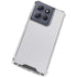 White Carbon Fiber Specialty Texture Material Moto G Stylus 5G (2025) Clear Case