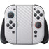 White Carbon Fiber Specialty Texture Material Nintendo Skins
