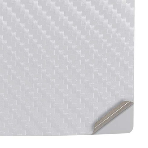 White Carbon Fiber Specialty Texture Material PS5 Pro Console Skin