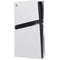 White Carbon Fiber Specialty Texture Material PS5 Pro Disk Console Skin