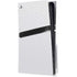 White Carbon Fiber Specialty Texture Material PS5 Pro Disk Console Skin