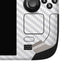 White Carbon Fiber Specialty Texture Material Steam Deck Handheld Gaming Computer OLED Skin