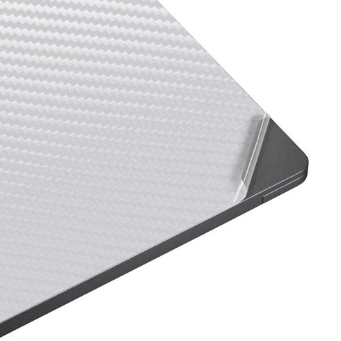 White Carbon Fiber Specialty Texture Material Surface Laptop 7 13.8in Skin