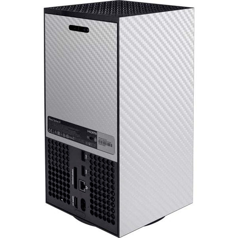 White Carbon Fiber Specialty Texture Material XBox Series X Digital Edition Bundle Skin