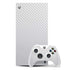 White Carbon Fiber Specialty Texture Material Xbox Series X Skins