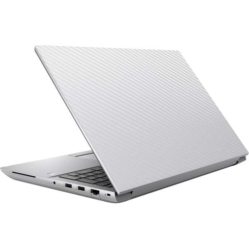 White Carbon Fiber Specialty Texture Material HP ZBook Fury 16 G10 Skin
