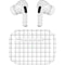 White Grid AirPods Skins