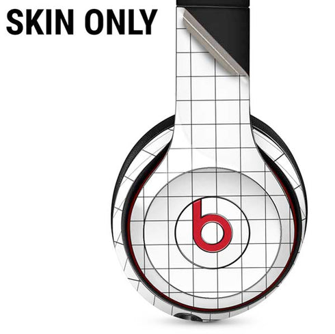 White Grid Beats Solo 3 Wireless Skin