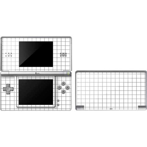 White Grid Nintendo Skins