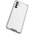 White Grid Gabb Phone 4 Clear Case
