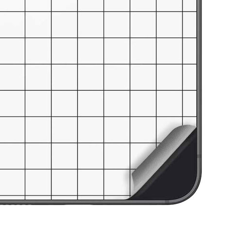 White Grid Galaxy A16 5G Skin