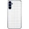 White Grid Galaxy A35 5G Clear Case