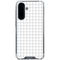 White Grid Galaxy A36 5G Clear Case