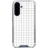 White Grid Galaxy A36 5G Clear Case