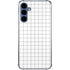 White Grid Galaxy A55 5G Clear Case
