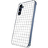 White Grid Galaxy A55 5G Clear Case