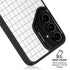 White Grid Galaxy S25 Kickstand Case