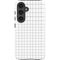 White Grid Galaxy S25 Plus Impact Case