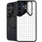 White Grid Galaxy S25 Plus Kickstand Case