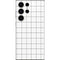 White Grid Galaxy S25 Ultra Skin