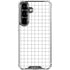 White Grid Galaxy S26 Clear Case