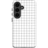 White Grid Galaxy S26 Impact Case