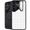 White Grid Galaxy S26 Kickstand Case